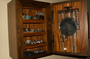 Wall Mount Jewelry Box With Secret Storage Stashvault Secret Stash